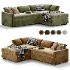 Clara Slim Arm Sleeper Sectional - Thumbnail 3
