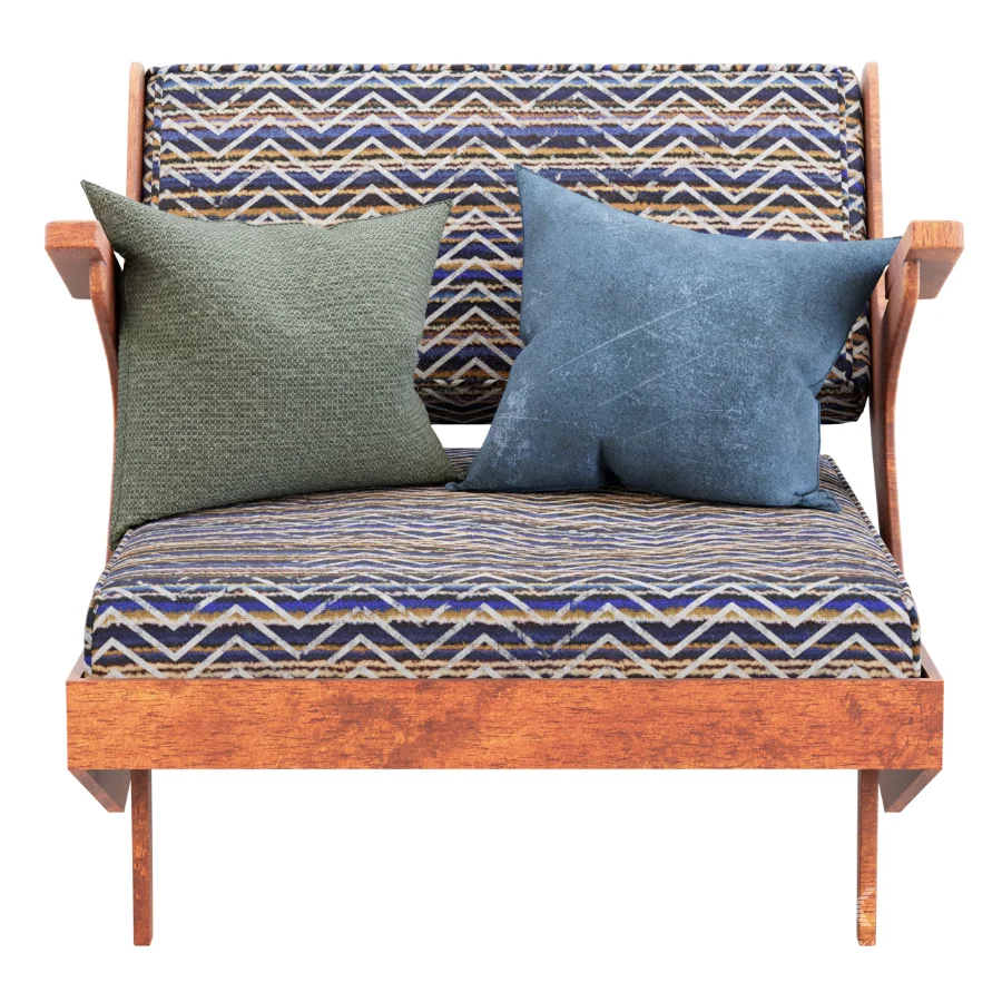 Mid Century ZigZag Lounge Set - Image 6