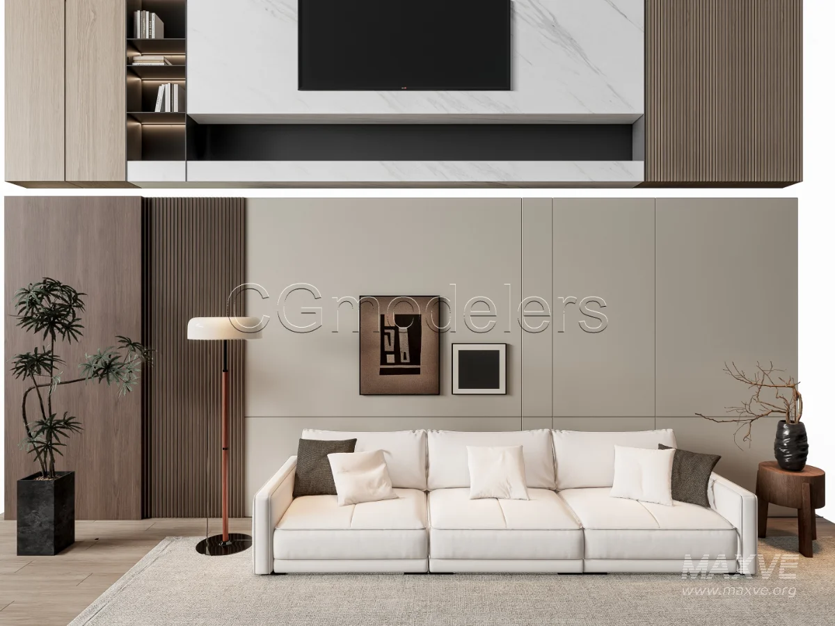MODERN LUXURY LIVING ROOM SET 8 - Image 11