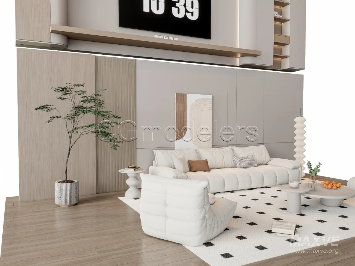 MODERN LUXURY LIVING ROOM SET 10 - Image 18