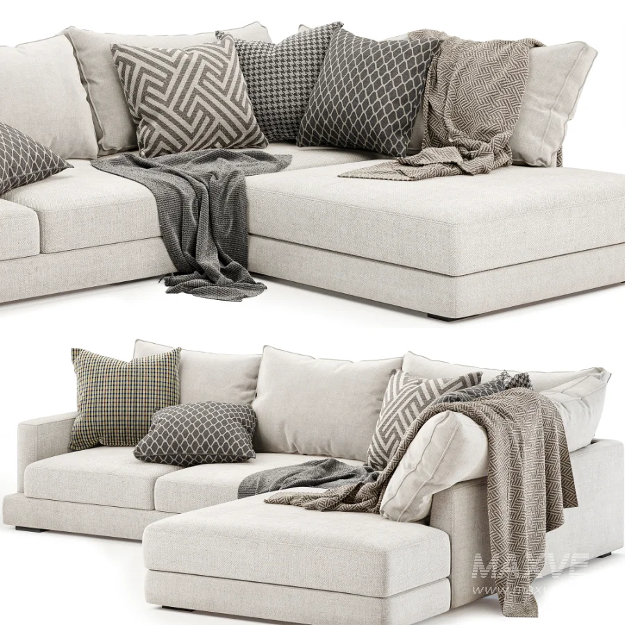 Tully sofa with chaise - Image 2