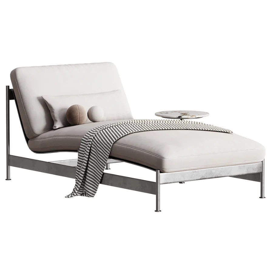 Outdoor Sandy Armchair and Chaise Longue - Image 4