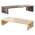 Amad oak wood coffee tables - Thumbnail 2