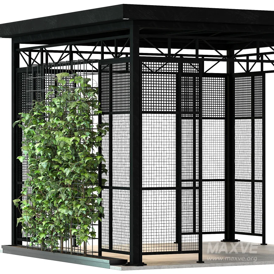 Outdoor Gazebo Metal Pavilion Structure - Image 6