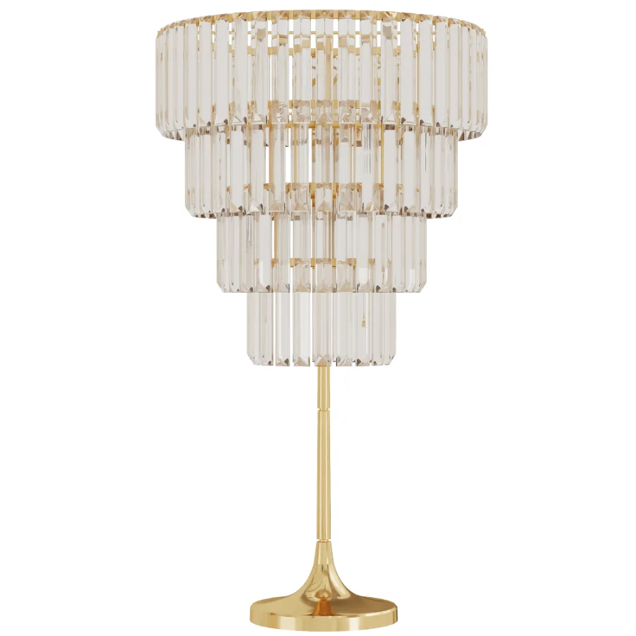 Crystal Pendant 4 Tier Table - Image 1