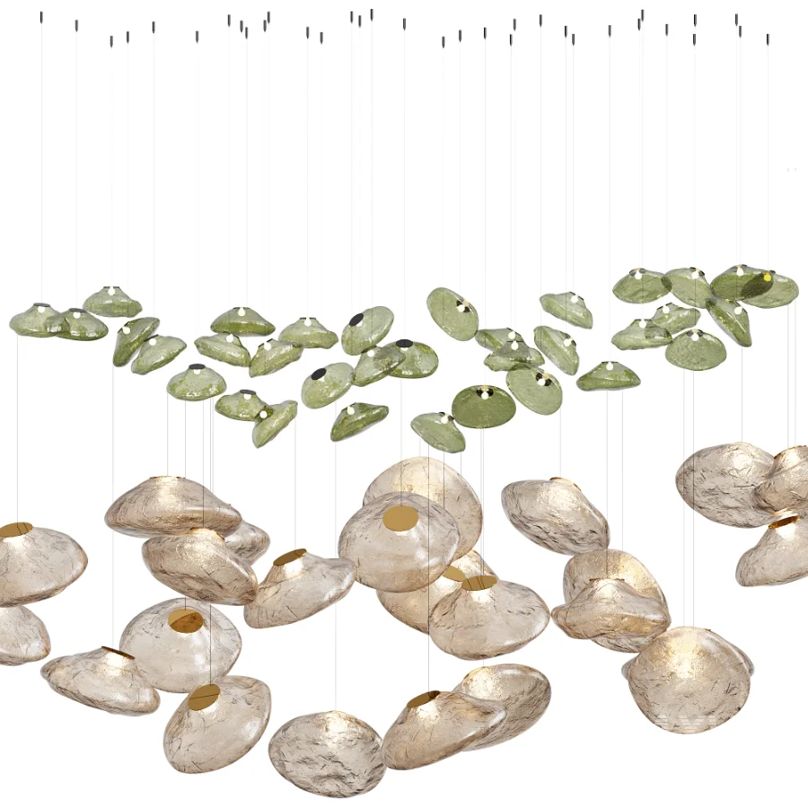 Random Glass Pendant Light By Pinlighting - Image 4