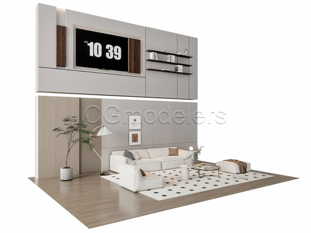 MODERN LUXURY LIVING ROOM SET 14 - Image 17