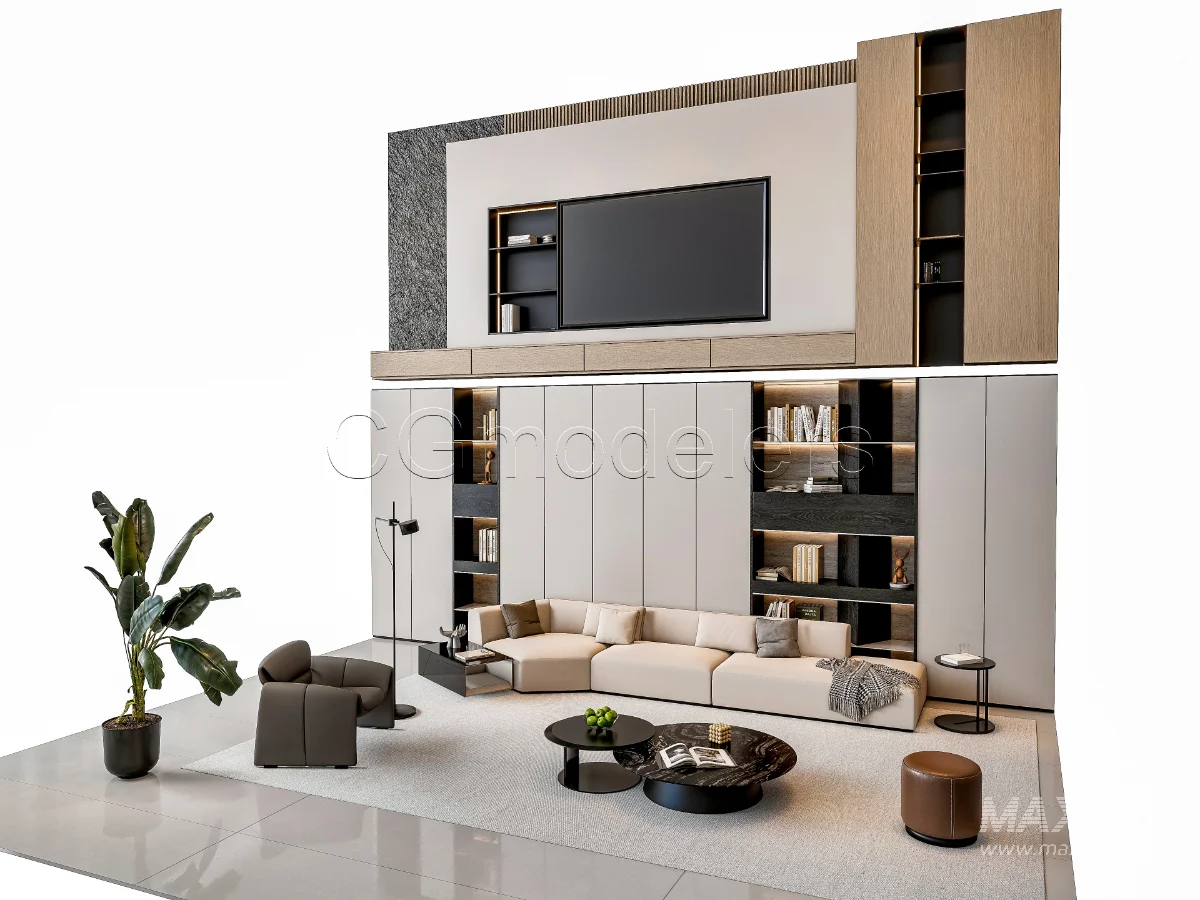 MODERN LUXURY LIVING ROOM SET 4 - Image 18