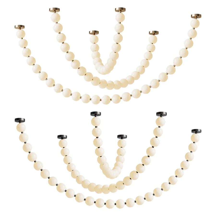 Pearl Necklace Chandelier - Image 1