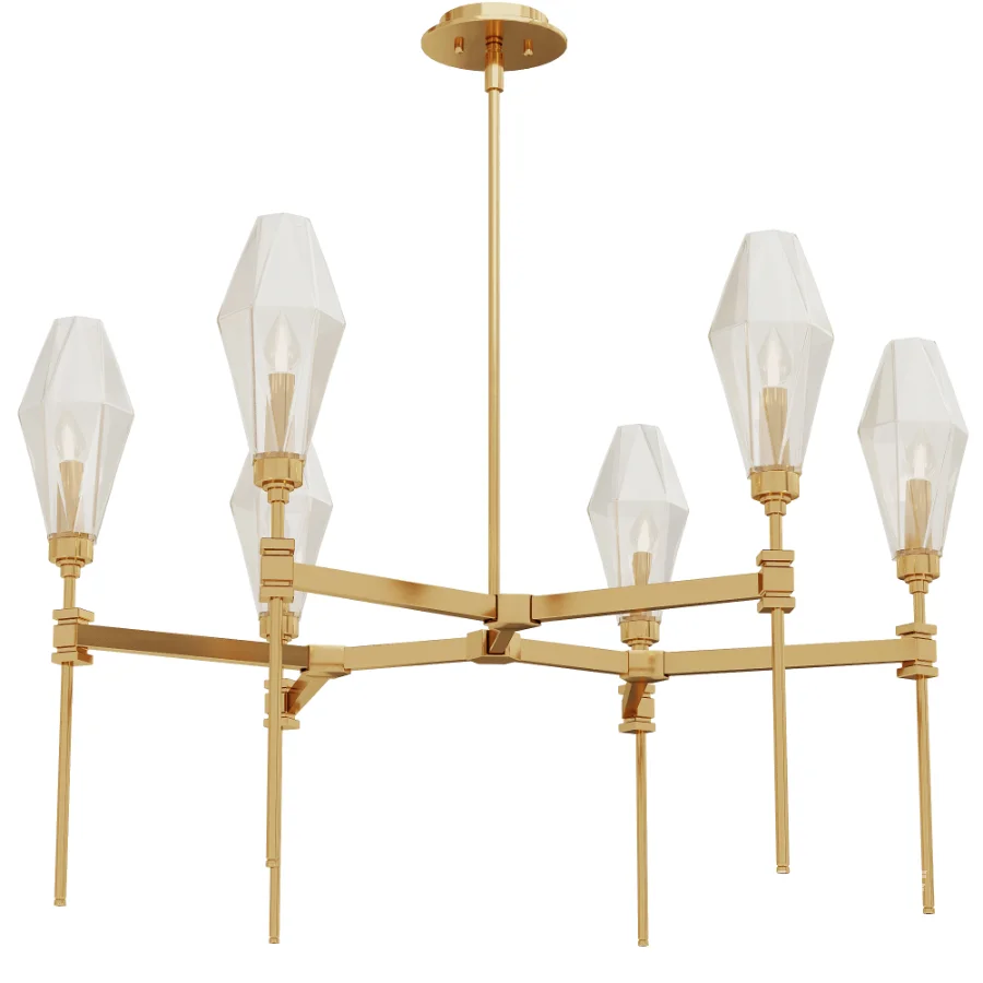 Aalto Flat Bronze Chandelier - Image 5