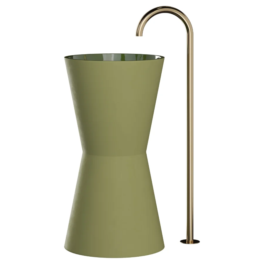 Freestanding Clay Basins FB II | Studio LOHO - Image 5