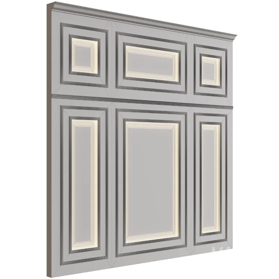 Wall Moulding Panel 01 - Image 6