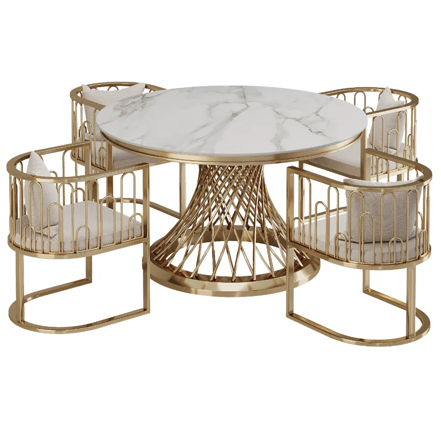 Dinning chair and table374 - Image 1