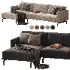 sofa galene 4 plazas con chaise lounge derecho beige - Thumbnail 2