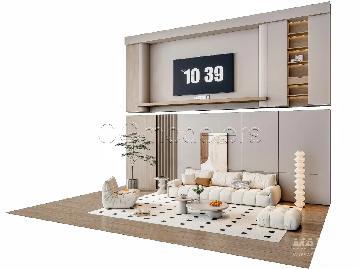MODERN LUXURY LIVING ROOM SET 10 - Image 10
