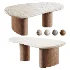 Alora Marble Coffee Table - Thumbnail 1