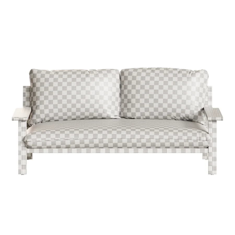 Amir 2-Seater Outdoor Day Bed in Acacia - Image 10
