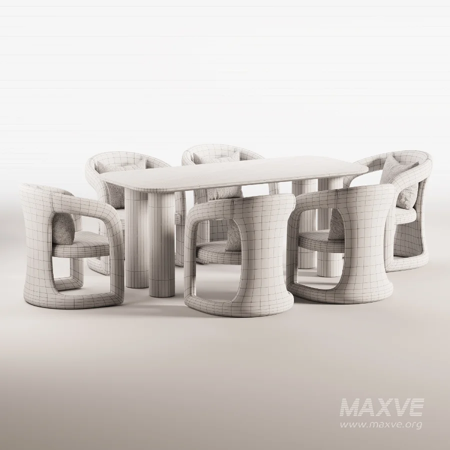 Retehome Dining Set - Image 3