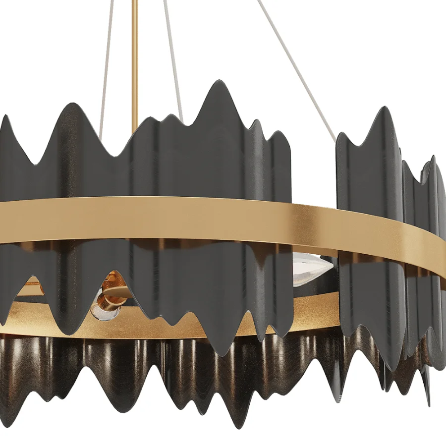 Verda Modern Circular Chandelier - Image 4