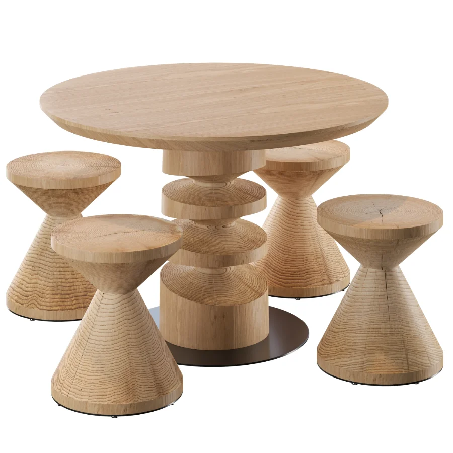 Tornado Table & Apex Stool | Riva1920 - Image 4