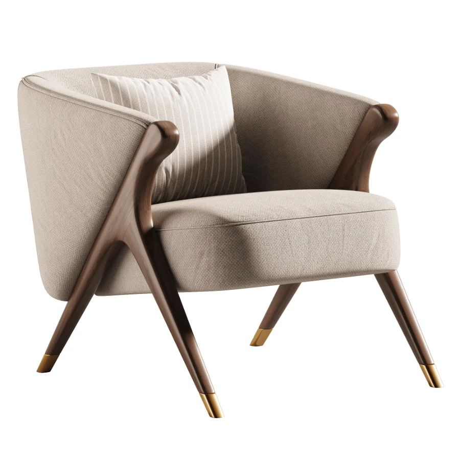 Pair of Mid Century Lounge Chairs - Image 3