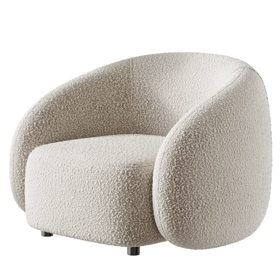 Modern Leather Armchair - Image 2
