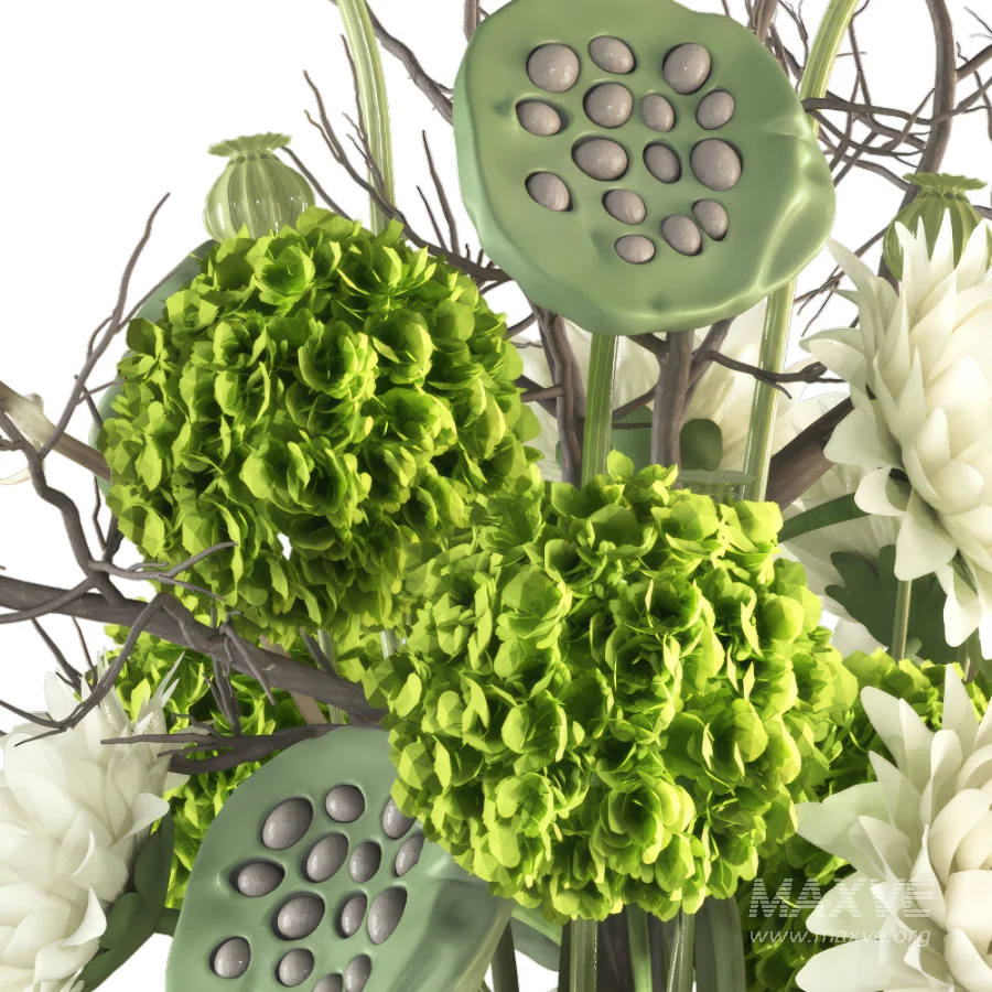 Bouquet of Flowers with Hydrangea 054 - Image 3