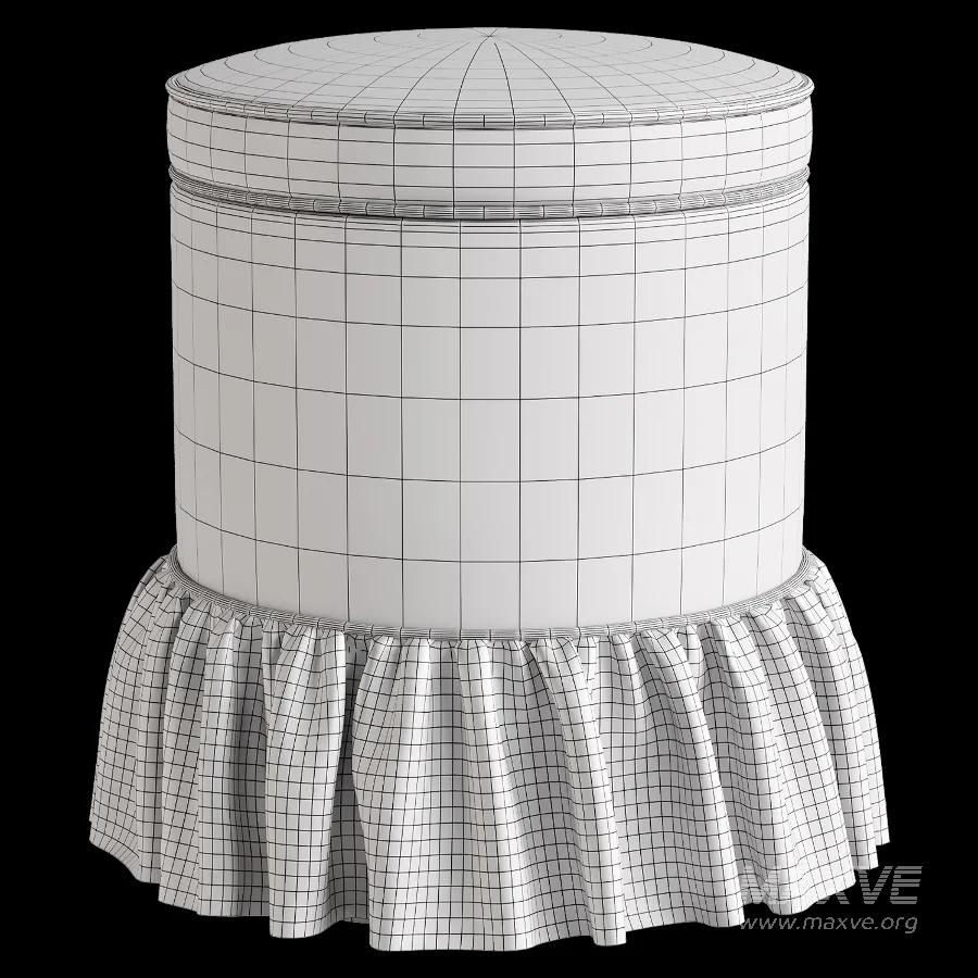 Aurora Footstool pouf - Image 4
