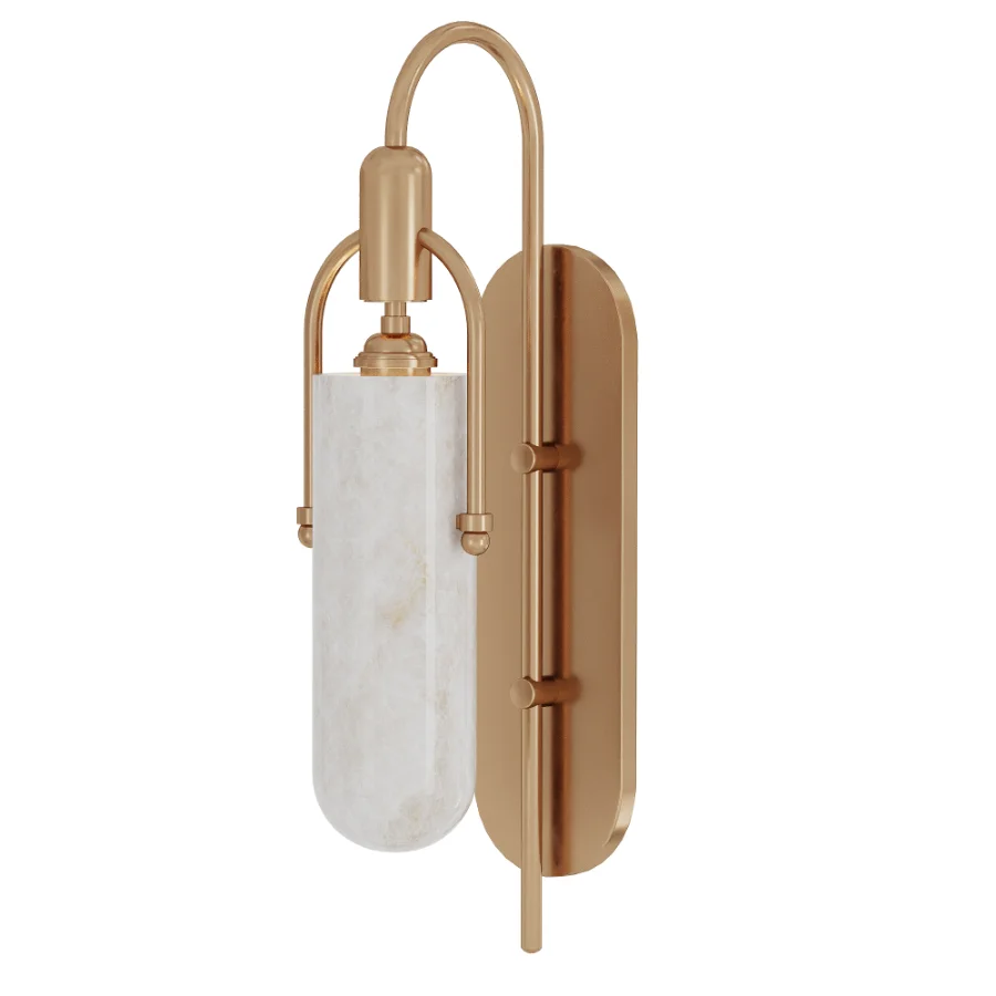 Rivington Alabaster Wall Sconce - Image 4
