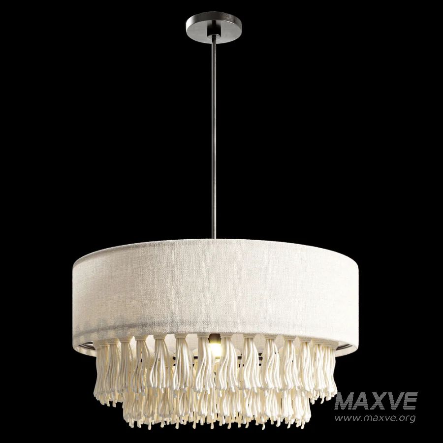 Bohemian Hemp Rope Tassel Chandelier - Image 3