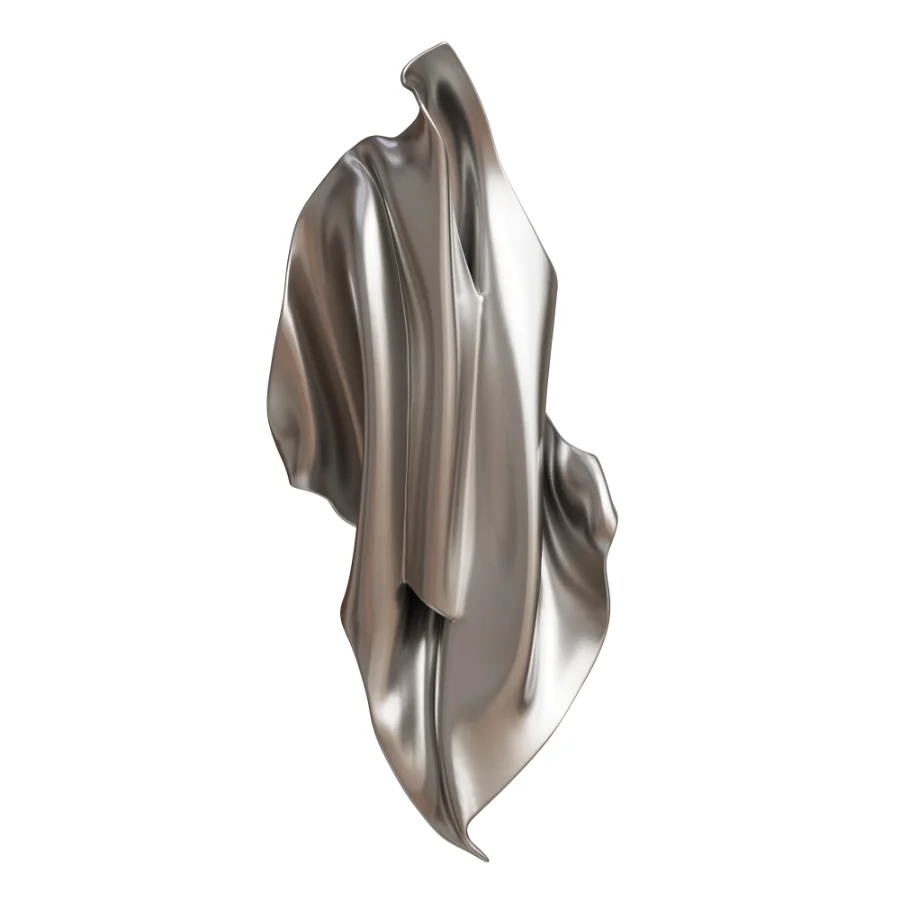 Wall Decor Abstract Golden Silk Flow - Image 4