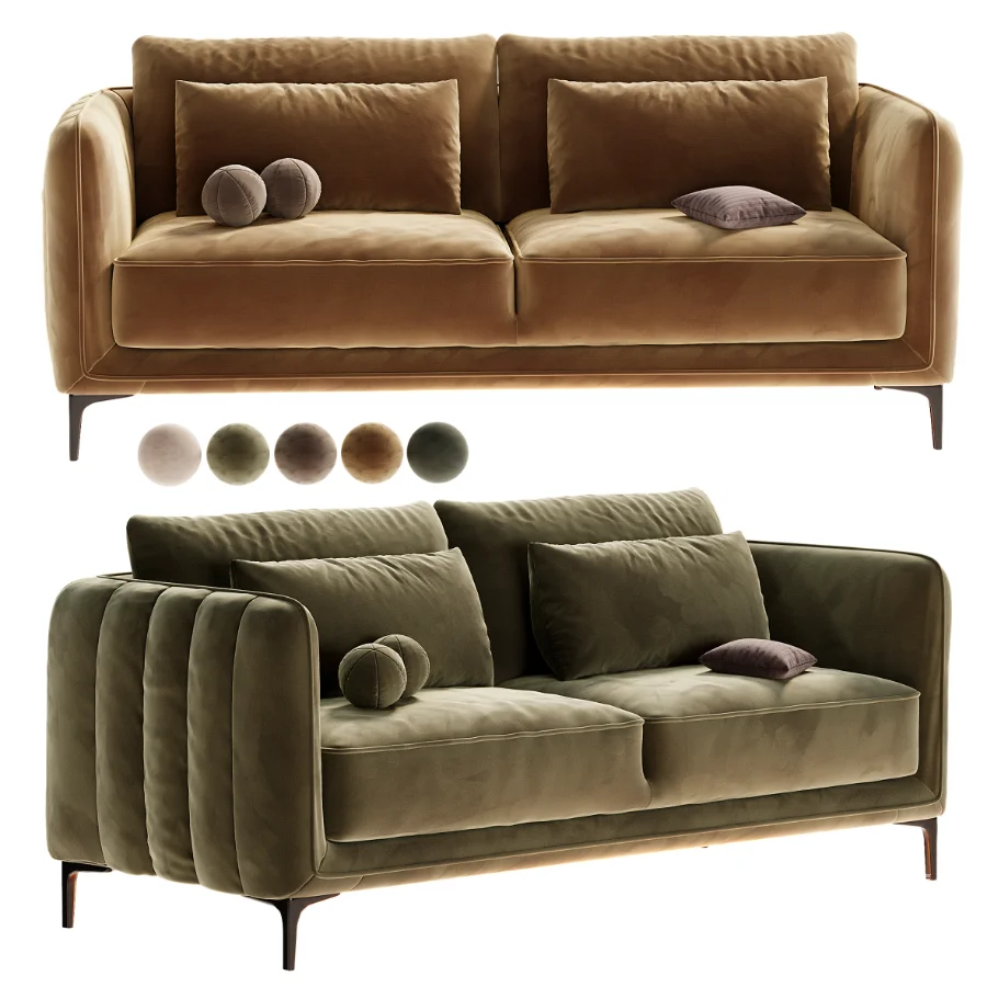 Rae Genuine Upholstered Sofa - Image 1
