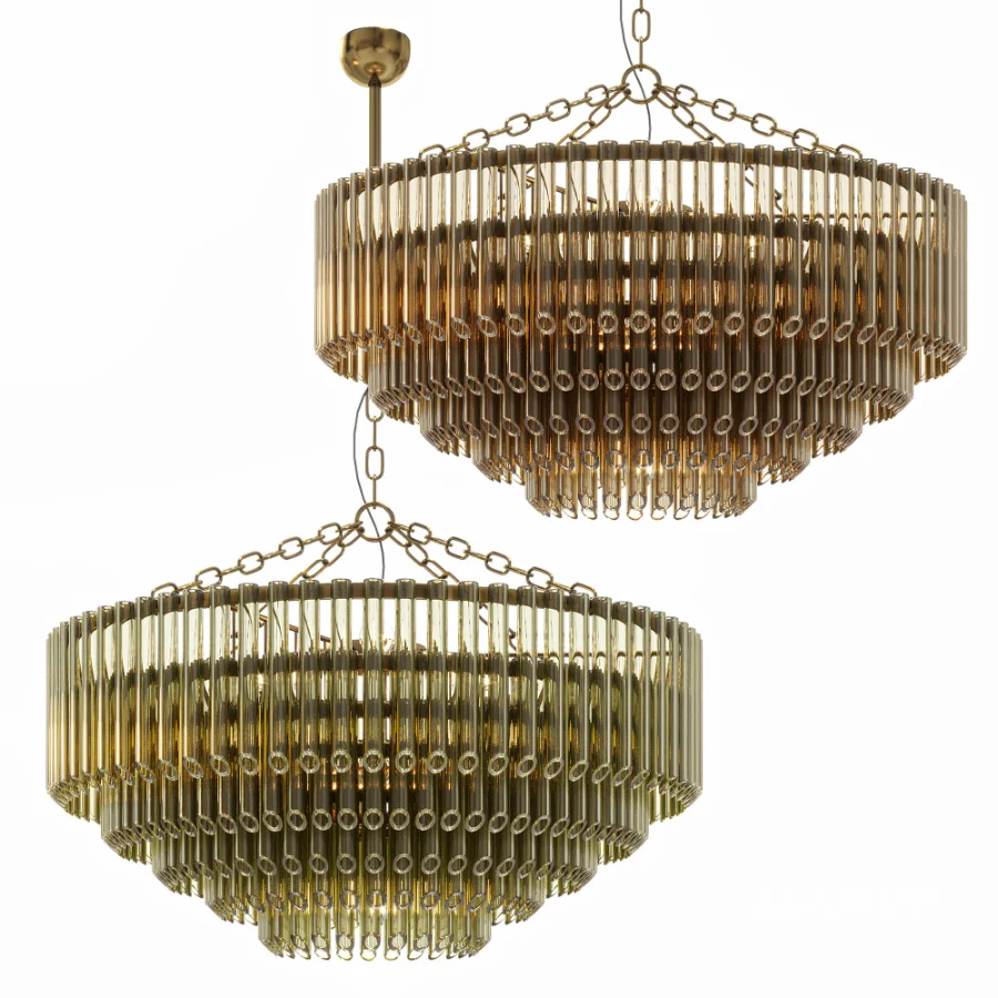 Petalia 9 light aged brass - Image 3