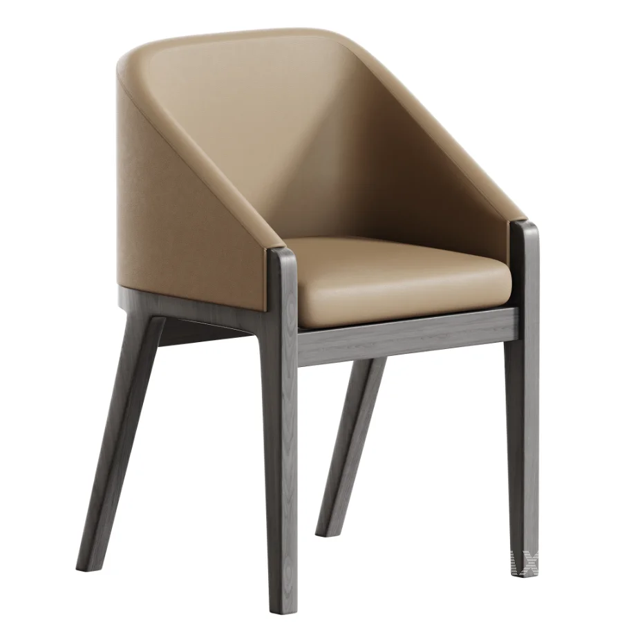 Upholstered wood side chair - Image 2