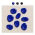Modern Blue Ceramic Wall Decor and Sculptures - Thumbnail 2
