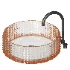 Glass countertop bathroom sink 4 colors - Thumbnail 3