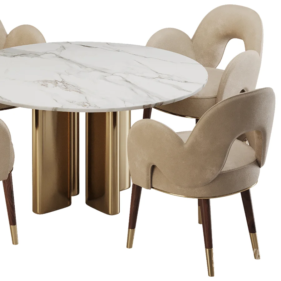 Dinning chair and table381 - Image 4
