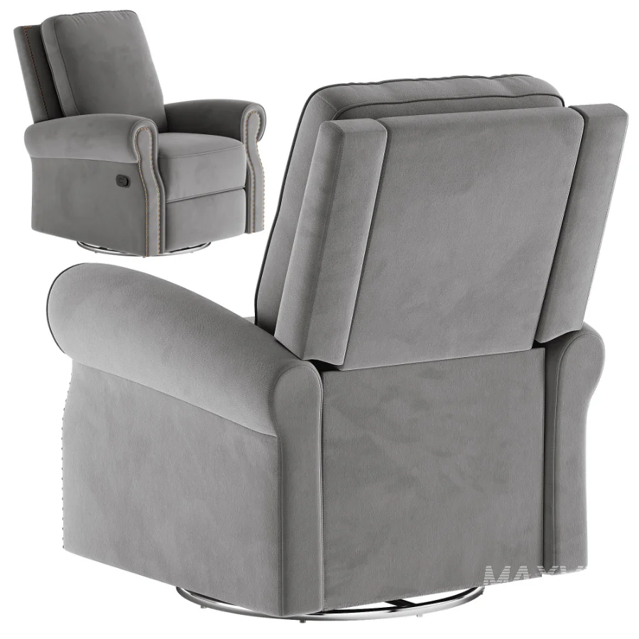Antasia Rocking_Swivel_Glider_Nursery_Recliner - Image 4