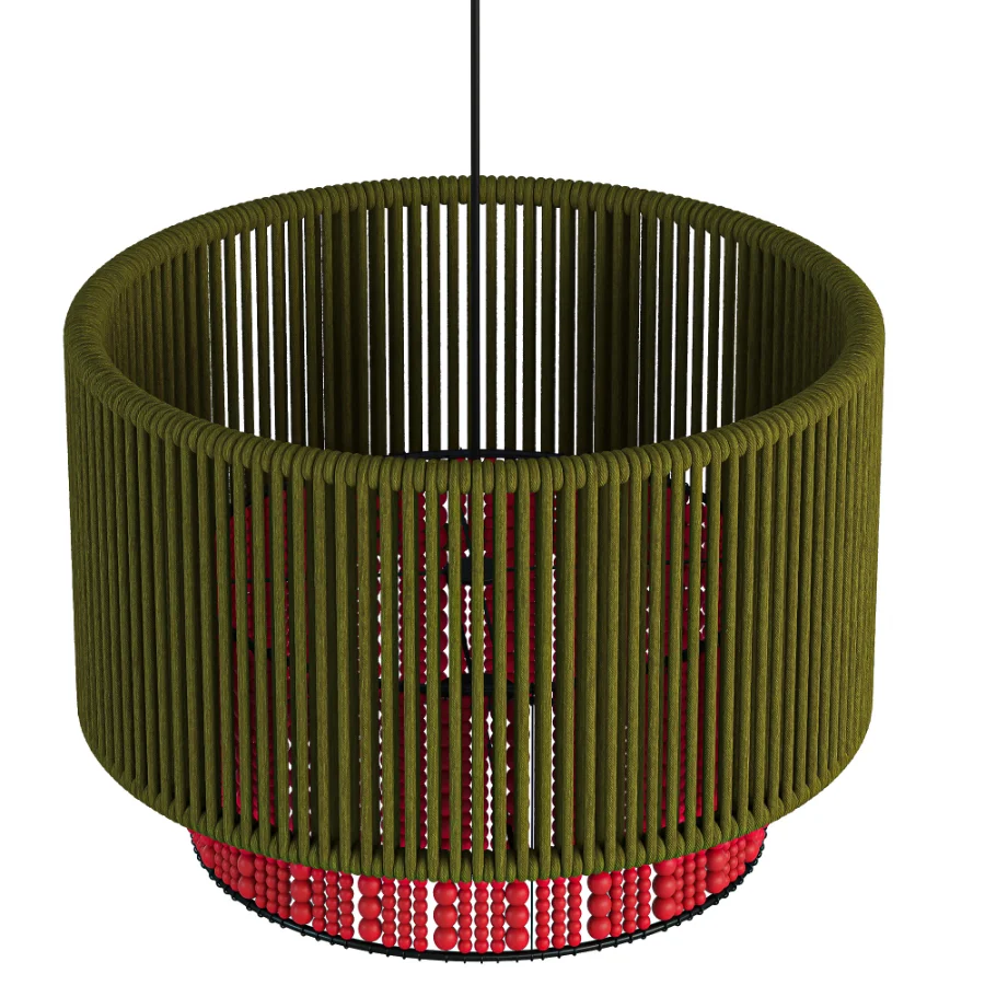 POLi Red Oliva Pendant Lamp - Image 3