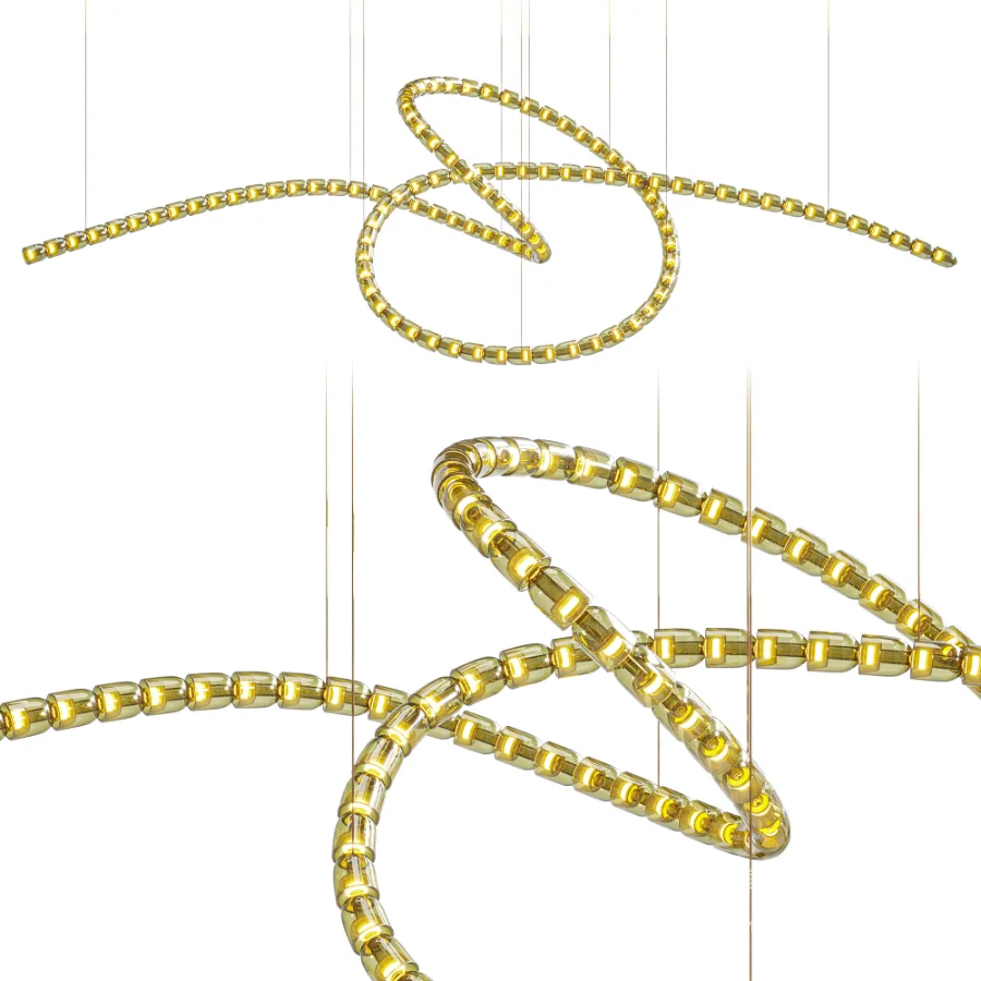 Gabriel Twist LED Chandelier - Image 3