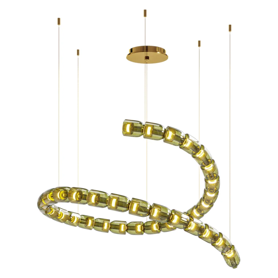Gabriel Spiral Chandelier Led - Image 6