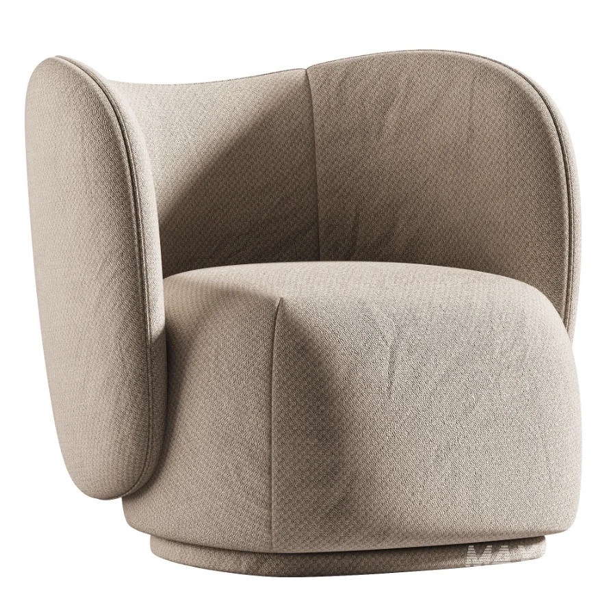 Rico Lounge Chair with Swivel Base - Image 3