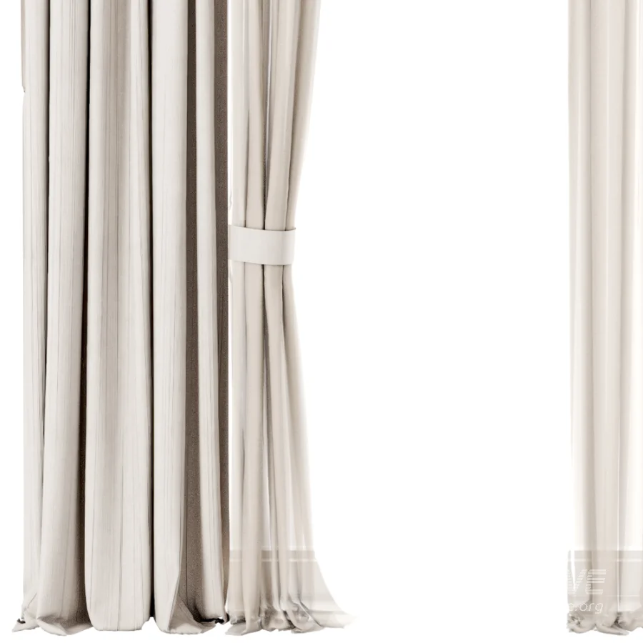 Silk and Cotton Curtain Set 122 - Image 3
