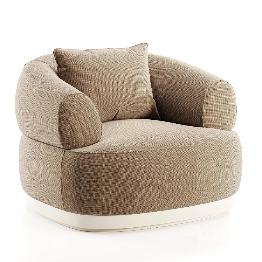Amalfi Swivel Lounge Chair-Harbour - Image 1