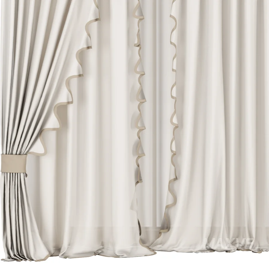 Silk and Cotton Curtain Set 126 - Image 5