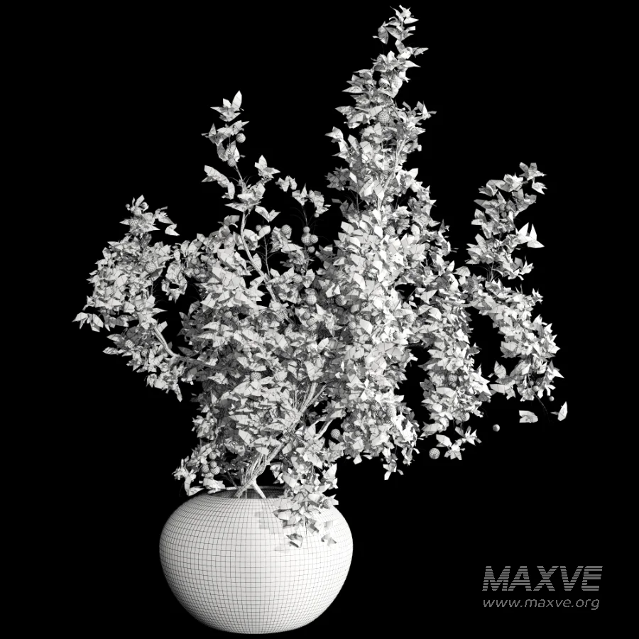 blueberry bouquet in vase - Image 6