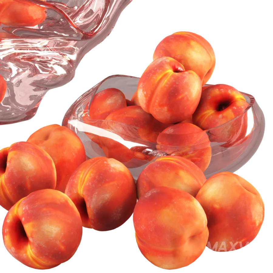 Peach Glass Elegance - Image 1