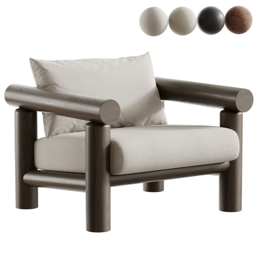 Oxford Wood Armchair - Image 1