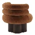 Swivel Boucle Barrel Chair - Thumbnail 6