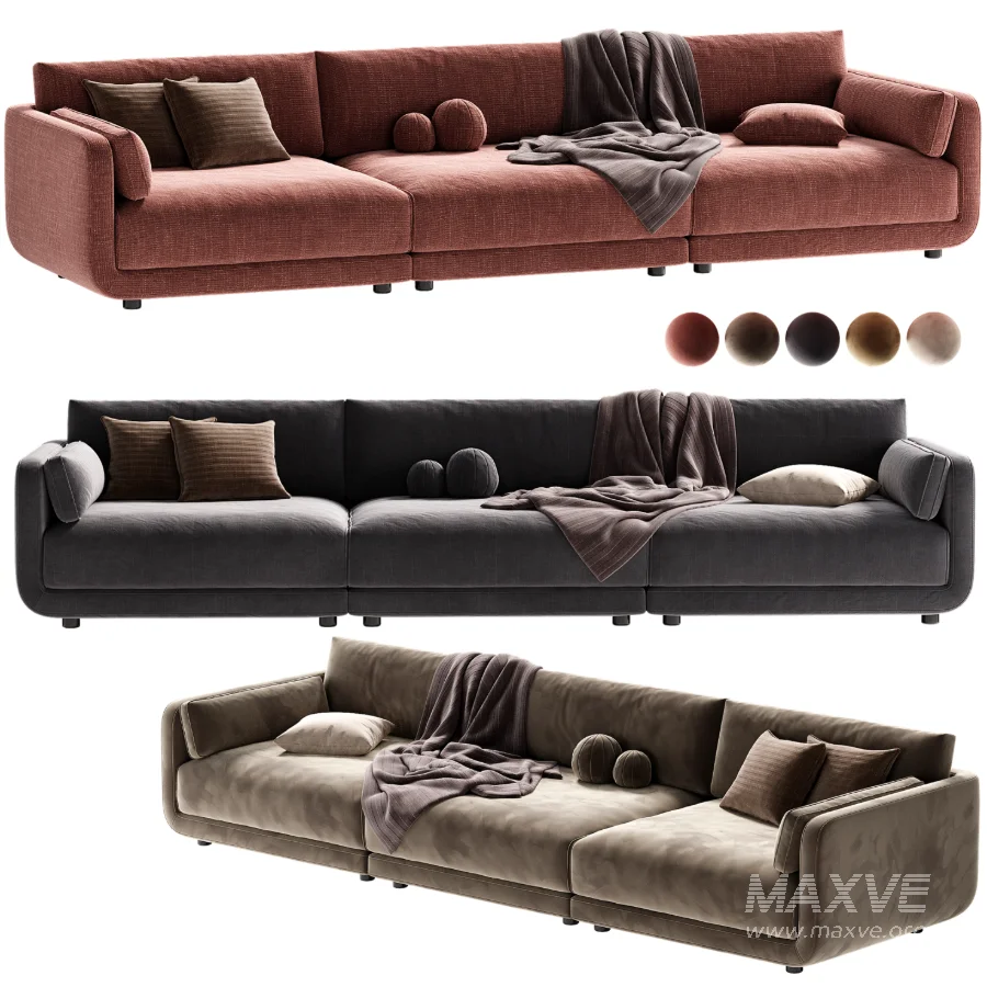 Naples Upholstered Sofa - Image 6